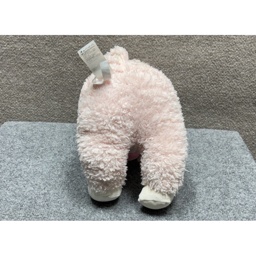 Miniso Pink Lazy Sleepy Blossom Plush Sheep Lamb 14" Holding Strawberry - Picture 5 of 6